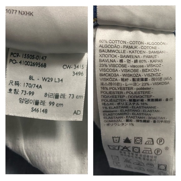 Levi’s 505 Straight Leg Jeans Blue - Picture 15 of 16